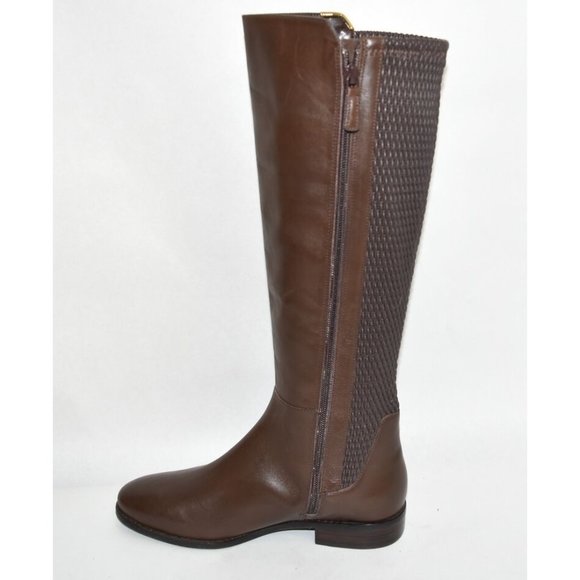 New! Cole Haan 'Rockland' Tall Brown Leather Boot Size 6 B MSRP $298 W00211 T2 - Picture 3 of 8